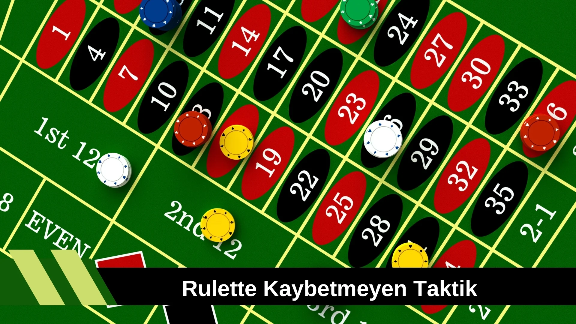 Rulette Kaybetmeyen Taktik